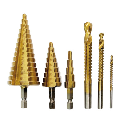 Stufenbohrer-Set 3-32mm | 6 Stück