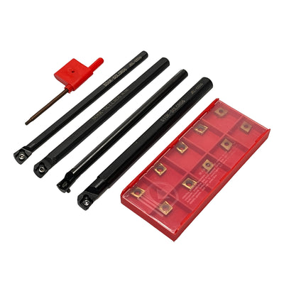 Drehstahlhalter-Set mit Wendeschneidplatten