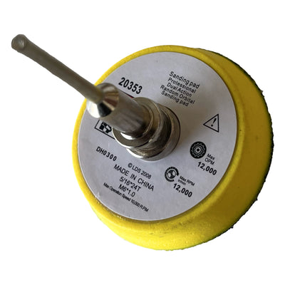 2" 50mm | Stützteller mit Klett und Schaumstoffschicht