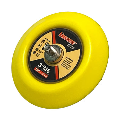 3" 75mm | Stützteller mit Klettverschluss und Schaumstoffschicht