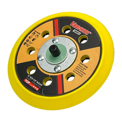 5" 125mm | Stützteller mit Klettverschluss und Schaumstoffschicht | Lochungen