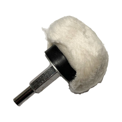 Polierkegel Ø 50mm mit Bohreraufnahme 6mm | Pilz