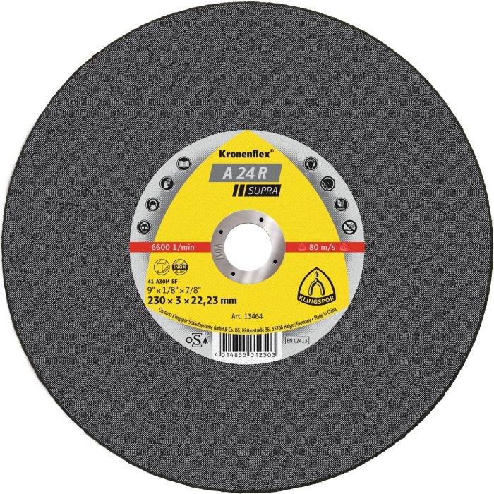 25x Trennscheibe A 24 R | Flach 230 x 3 x 22.23 mm