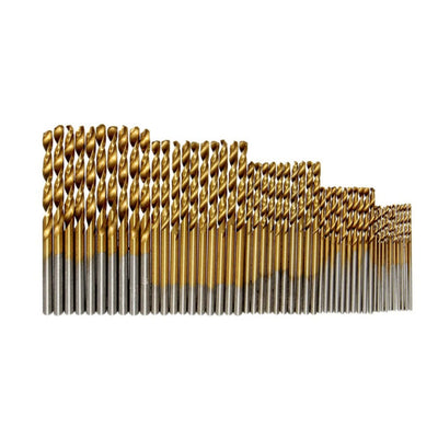 Metallbohrer-Set Titan 1.0/1.5/2.0/2.5/3.0mm | 50 Stück