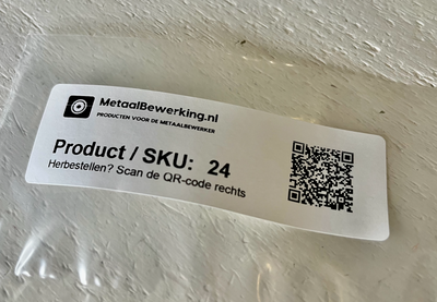 Bestelling herhalen via QR-code