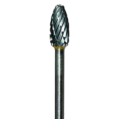 Frässtifte Wolframcarbid F (Baum rund) RBF | 3mm | Lange Ausführung