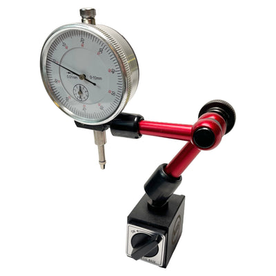 Messuhr 0-10mm mit Magnetstativ