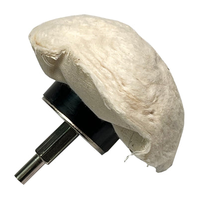 Polierkegel Ø 100mm mit Bohreraufnahme 6mm | Pilz