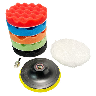 5" 125mm | Polierpads Set 8-teilig