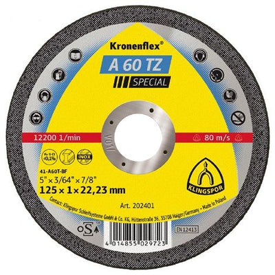 25x Trennscheibe A 60 TZ | Flach 115 x 1 x 22.23 mm